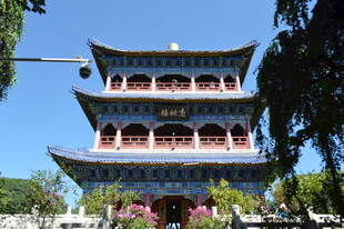 中式古塔楼风采