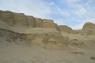 荒凉土丘地貌景观