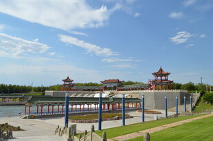 中式园林景观建筑风光