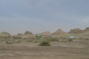 荒漠中的独特地貌景观