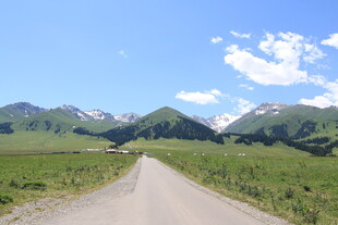 山间公路 邂逅自然美景