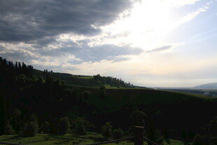 山间云景 天光初露