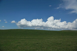 草原蓝天 白云悠悠