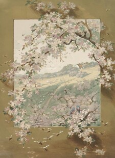 春日繁花绘景