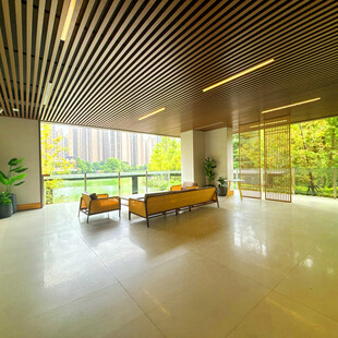 现代简约风格宽敞办公大厅