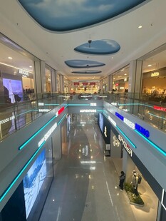 现代时尚购物中心内部景象