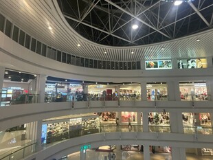 繁华商场内部全景