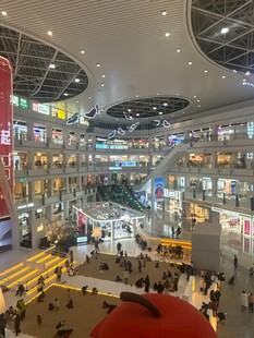 繁华商场内部全景