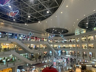 繁华商场内部全景