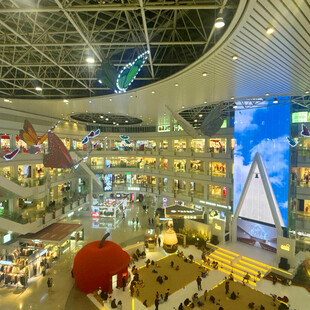 繁华商场内部全景