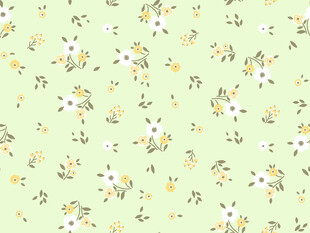 清新碎花浅绿色背景图案