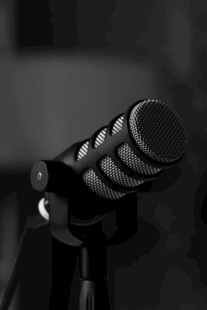 专业麦克风特写