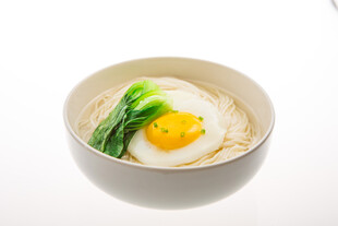 鸡蛋青菜面