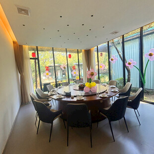 豪华中式风格圆桌餐厅场景