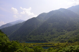 青山绿水间的秀丽景致