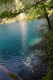 幽美清澈的山林湖泊风光