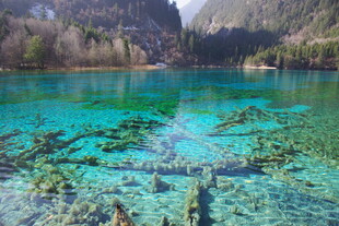 梦幻清澈的绝美湖景