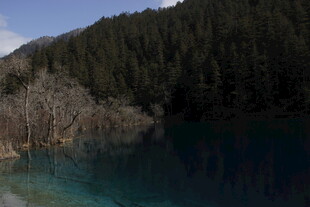 九寨沟绝美湖景风光