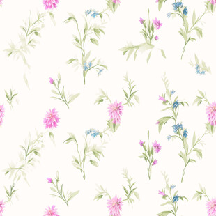 清新花卉图案背景