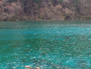 碧绿湖水 自然美景