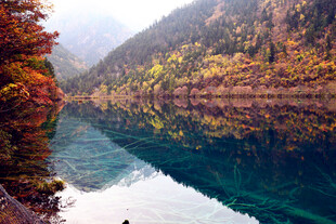 秋日山水美景 湖光山色