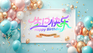 生日快乐背景