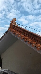 中式屋顶一角