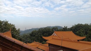 中式古建筑屋顶风景