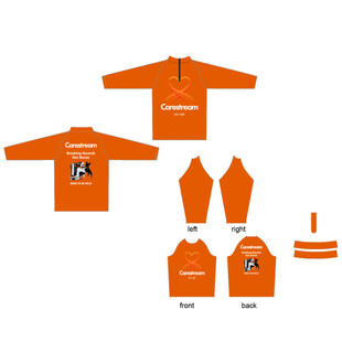 橙色运动服饰设计套装