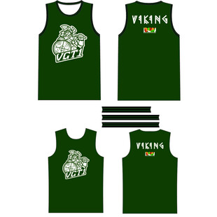 绿色PEPSI品牌背心设计图