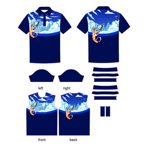 蓝色航天火箭polo设计图