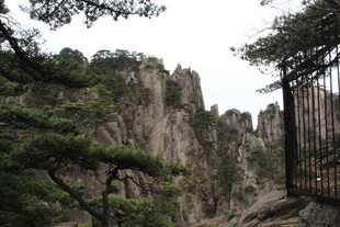 黄山奇峰景观
