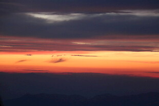 壮丽晚霞天空美景