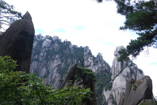 黄山奇峰景观
