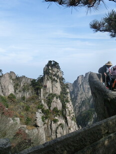 黄山奇峰景色