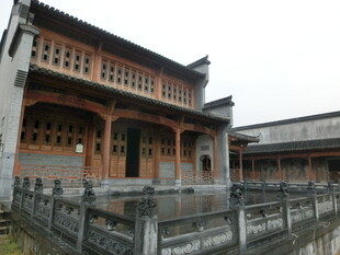 中式古建筑庭院景观