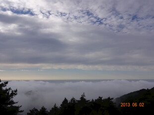 山间云海景观 云雾缭绕