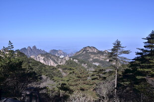 山景自然风光远眺