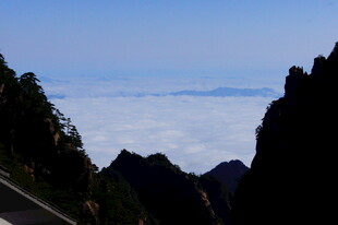 黄山云海壮丽景观