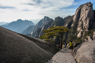 黄山壮美徒步风景