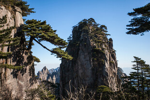 黄山奇峰美景