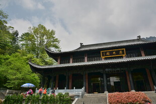 中式古建庭院景致