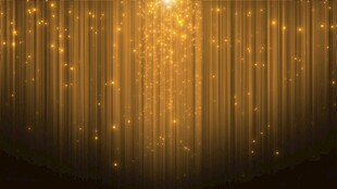 金色闪耀垂坠光幕背景