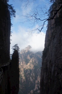 壮丽黄山奇峰景观