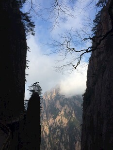 壮丽奇峰间的云海景观