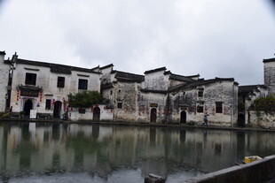 江南水乡古村落水景