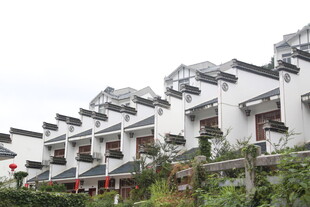 徽派风格民居建筑景观