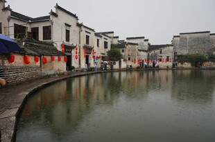 江南水乡古村落水景