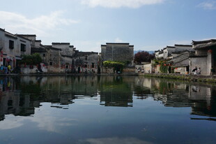 江南水乡古村落风景