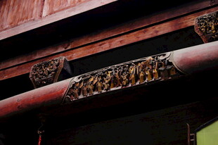 中式古建筑精美木雕构件